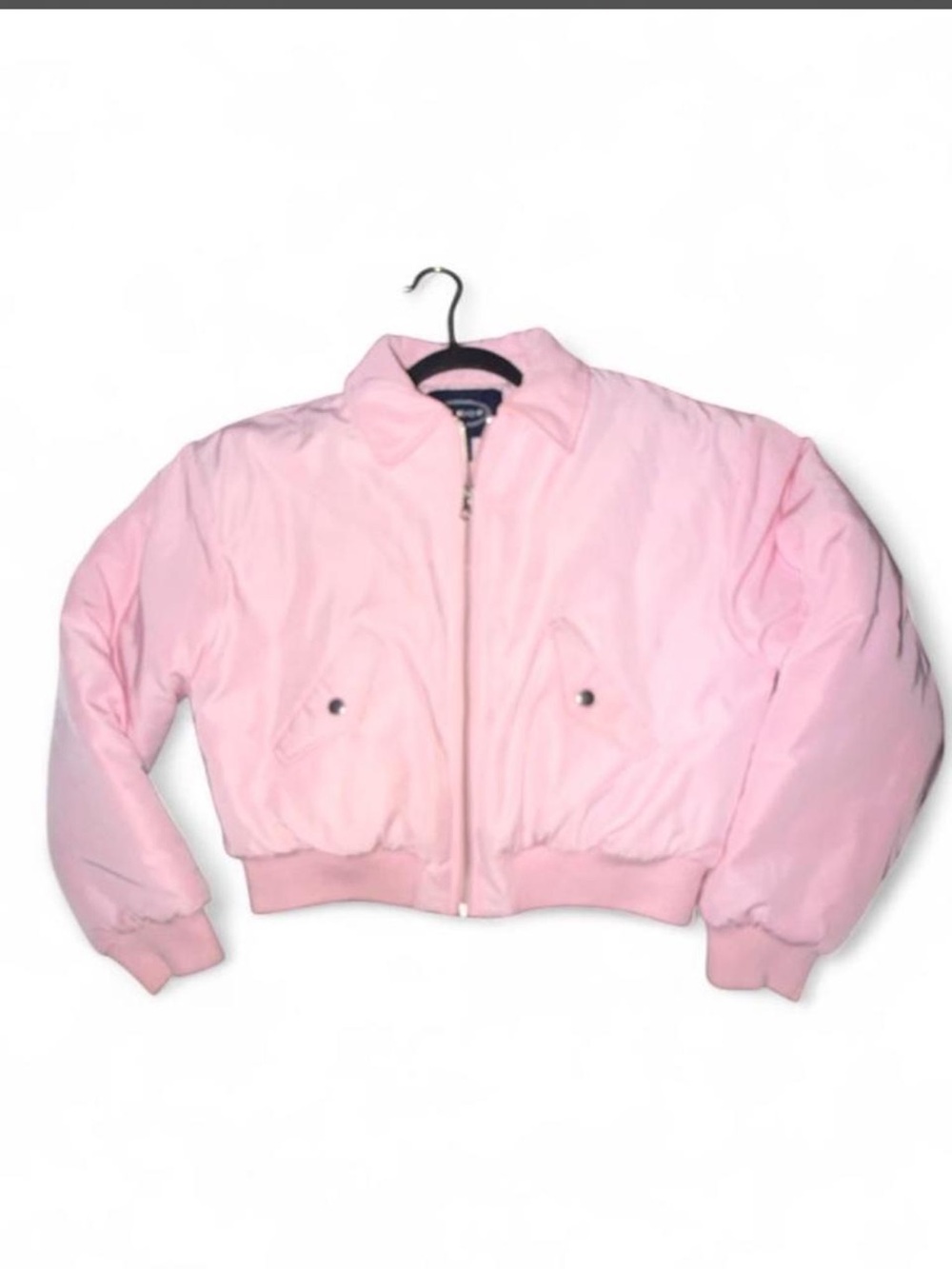 Cropped Light Pink Women’s Bomber Jacket